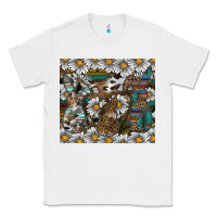 White Easter Classic Tee - CowhideDigitalArt