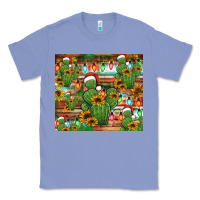 Colony Blue feliz navidad merry christmas cactus tumbler Classic Tee - Jasminsmagicworld