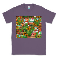 Lavender feliz navidad merry christmas cactus tumbler Classic Tee - Jasminsmagicworld