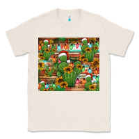 Natural feliz navidad merry christmas cactus tumbler Classic Tee - Jasminsmagicworld