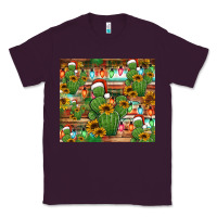 Plum feliz navidad merry christmas cactus tumbler Classic Tee - Jasminsmagicworld