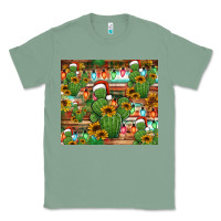 Sage feliz navidad merry christmas cactus tumbler Classic Tee - Jasminsmagicworld