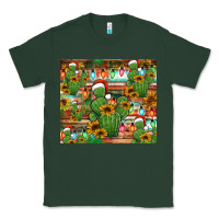 Sports Green feliz navidad merry christmas cactus tumbler Classic Tee - Jasminsmagicworld