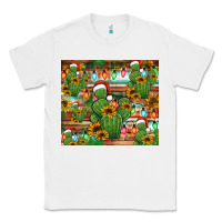 White feliz navidad merry christmas cactus tumbler Classic Tee - Jasminsmagicworld