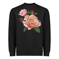 Black State Of Grace Rose Heavyweight Sweatshirt - LillyAllenDesigns