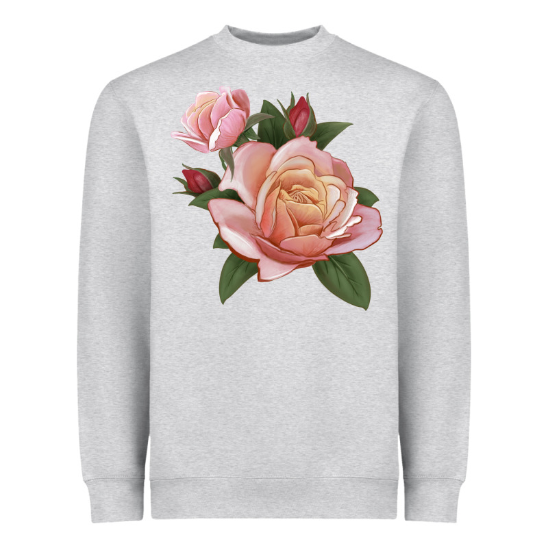 State Of Grace Rose Heavyweight Sweatshirt by LillyAllenDesigns | Teevron