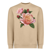 Mushroom State Of Grace Rose Heavyweight Sweatshirt - LillyAllenDesigns
