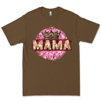 Cacao mama with round leopard Premium Tee - Zillion Design Studio