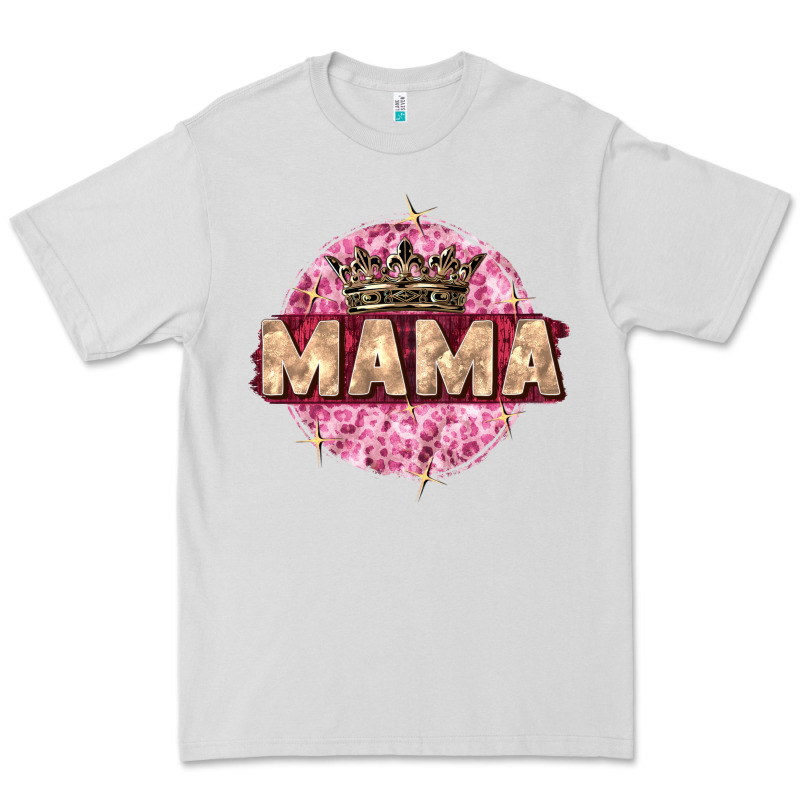 Mama With Round Leopard Premium Tee by Zillion Design Studio | Teevron