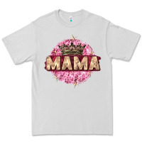 Dove Grey mama with round leopard Premium Tee - Zillion Design Studio