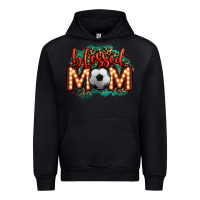 Black blessed soccer mom lightbulb letters Urban Hoodie - OliviaCreatesArt