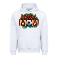White blessed soccer mom lightbulb letters Urban Hoodie - OliviaCreatesArt