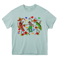 Arona mexican skeletons Heavy Core Tee - Zillion Design Studio