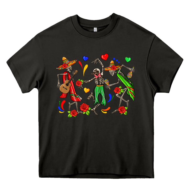 Mexican Skeletons Heavy Core Tee by Zillion Design Studio | Teevron