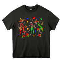 Asphalt mexican skeletons Heavy Core Tee - Zillion Design Studio