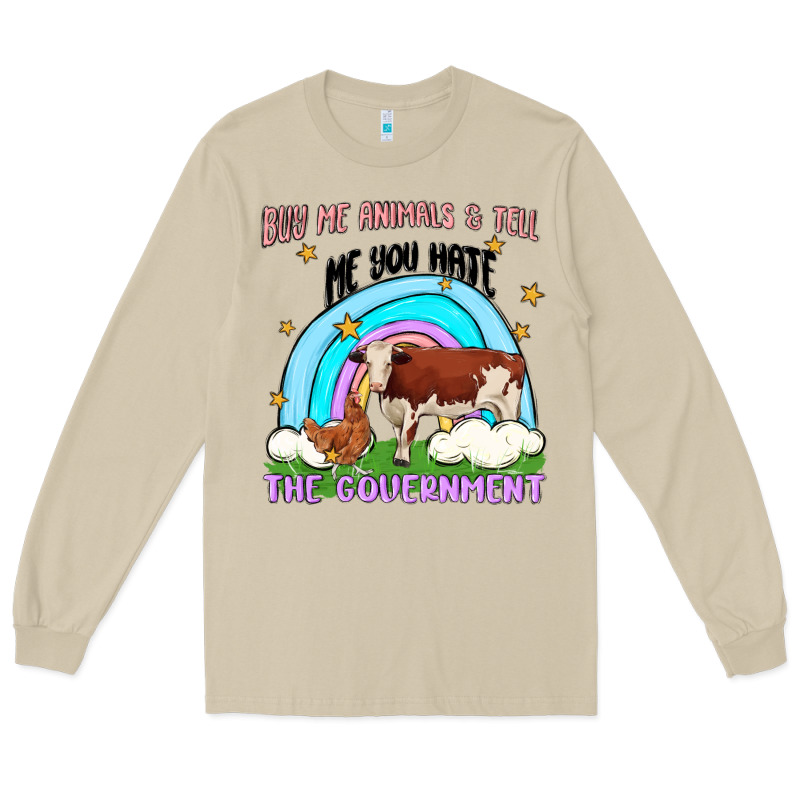 Buy Me Animals Long Sleeve Tee by MaliasSmallBusiness | Teevron