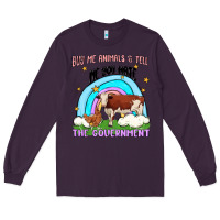 Plum buy me animals Long Sleeve Tee - MaliasSmallBusiness