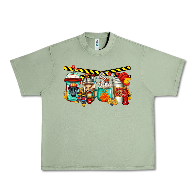 Firefighter Coffee Urban Heavy Tee by Jasminsmagicworld | Teevron