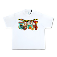 White firefighter coffee Urban Heavy Tee - Jasminsmagicworld