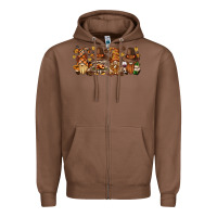 Chestnut thanksgiving gnomies bbs Zipper Hoodie - BundleAndBundleShop