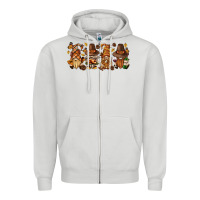 Dove Grey thanksgiving gnomies bbs Zipper Hoodie - BundleAndBundleShop