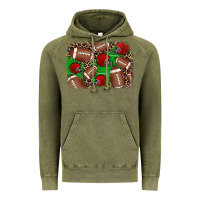 Vintage Olive american football helmet background Vintage Hoodie - JahusDesignShop