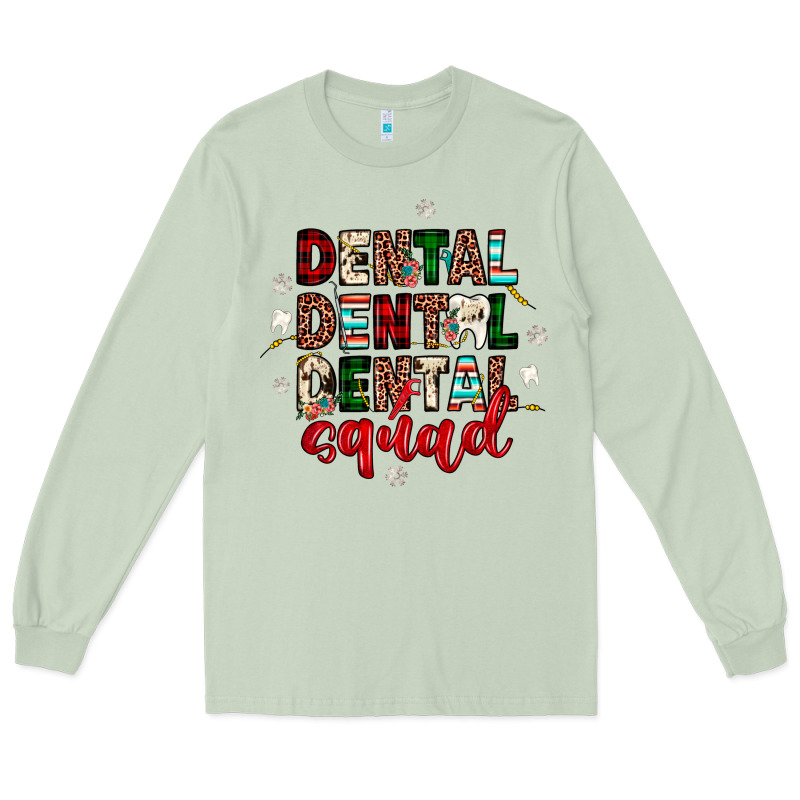 Christmas Dental Squad Long Sleeve Tee by JahusDesignShop | Teevron