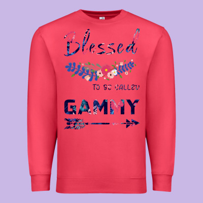 Blessed To Be Called Gammy Premium Sweatshirt Designed By Bettercallsaul