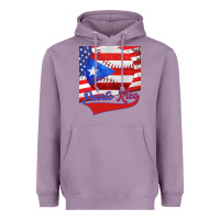Lavender Puerto Rico Baseball Heavyweight Hoodie - Bettercallsaul