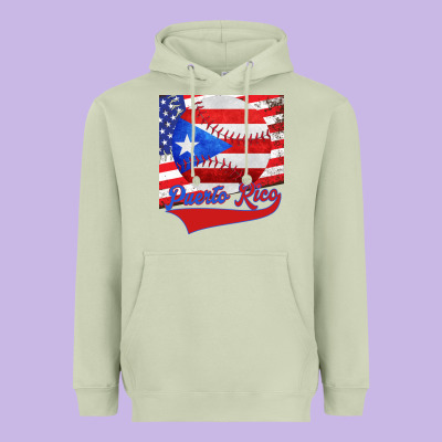 Puerto Rico Baseball Heavyweight Hoodie Designed By Bettercallsaul
