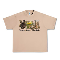 Burro Peace Love Meerkats Urban Heavy Tee - LillyAllenDesigns