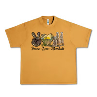 Peanut Butter Peace Love Meerkats Urban Heavy Tee - LillyAllenDesigns