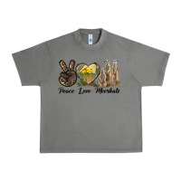 Tornado Peace Love Meerkats Urban Heavy Tee - LillyAllenDesigns