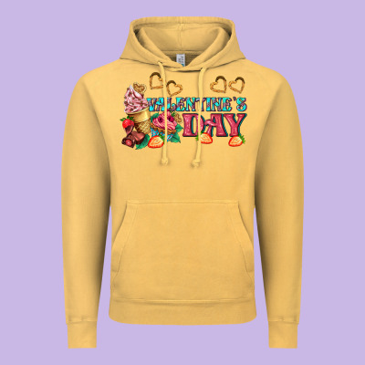 Valentines Day Sweet Vintage Hoodie Designed By Adodesignshop
