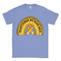 Colony Blue Childhood cancer awareness rainbow Classic Tee - Jasminsmagicworld