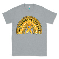 Childhood Cancer Awareness Rainbow Classic Tee | Teevron