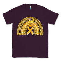 Plum Childhood cancer awareness rainbow Classic Tee - Jasminsmagicworld
