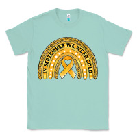 Seafoam Childhood cancer awareness rainbow Classic Tee - Jasminsmagicworld