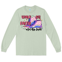 Matcha walk by faith Long Sleeve Tee - MaliasSmallBusiness
