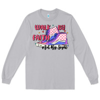 Moon Dust walk by faith Long Sleeve Tee - MaliasSmallBusiness
