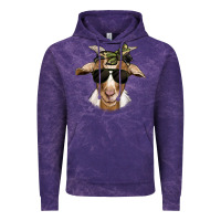 Cloud Purple camouflage bandana goat Vintage Hoodie - Jasminsmagicworld