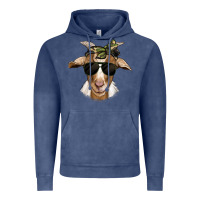Vintage Denim camouflage bandana goat Vintage Hoodie - Jasminsmagicworld