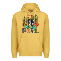Antique Gold Howdy Fall Premium Hoodie - texasbilliewilder