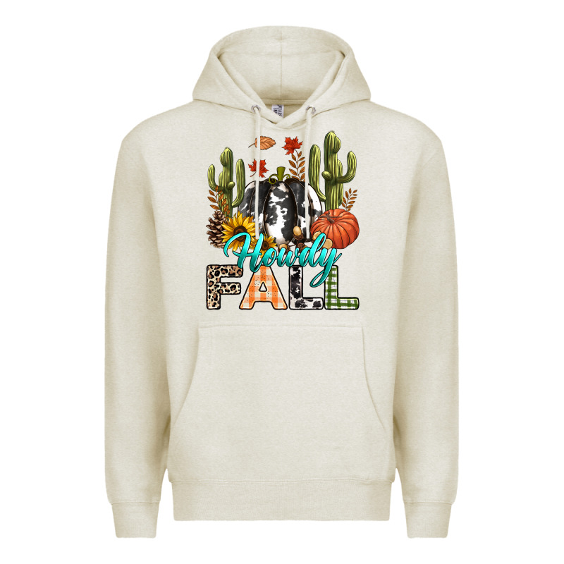 Howdy Fall Premium Hoodie by texasbilliewilder | Teevron