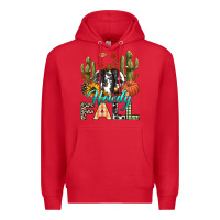 Red Howdy Fall Premium Hoodie - texasbilliewilder