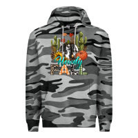 Slate Camo Howdy Fall Premium Hoodie - texasbilliewilder