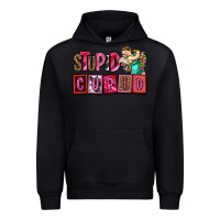 Black stupid cupid with cupid olivia Urban Hoodie - OliviaCreatesArt