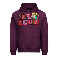 Mauve Wine stupid cupid with cupid olivia Urban Hoodie - OliviaCreatesArt