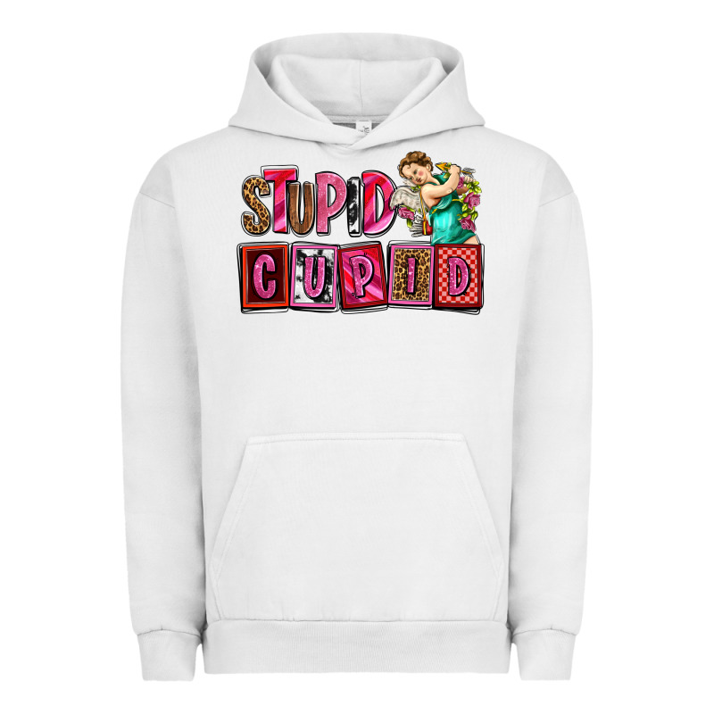 Stupid Cupid With Cupid Olivia Urban Hoodie by OliviaCreatesArt | Teevron