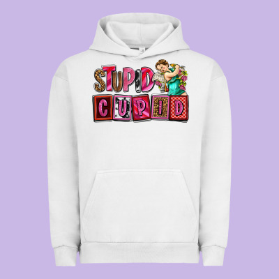 Stupid Cupid With Cupid Olivia Urban Hoodie Designed By Oliviacreatesart